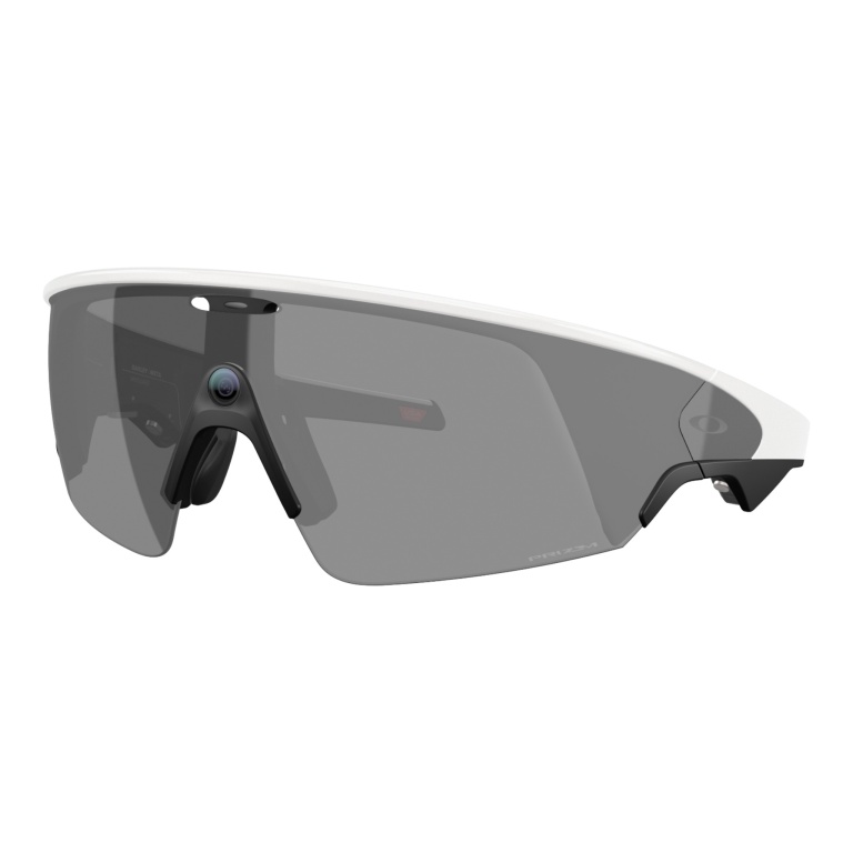 Oakley Sonnenbrille Meta Vanguard 800105 (Glasfarbe: Prizm Black) weiss - 1 Brille mit Hartschalenetui